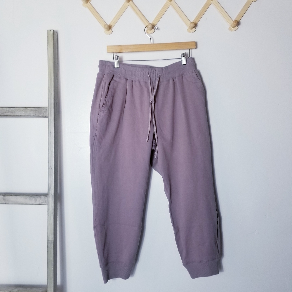 NWT PISTOLA MAUVE PURPLE JOGGERS WITH POCKETS AND PULL STRING SIZE LARGE
